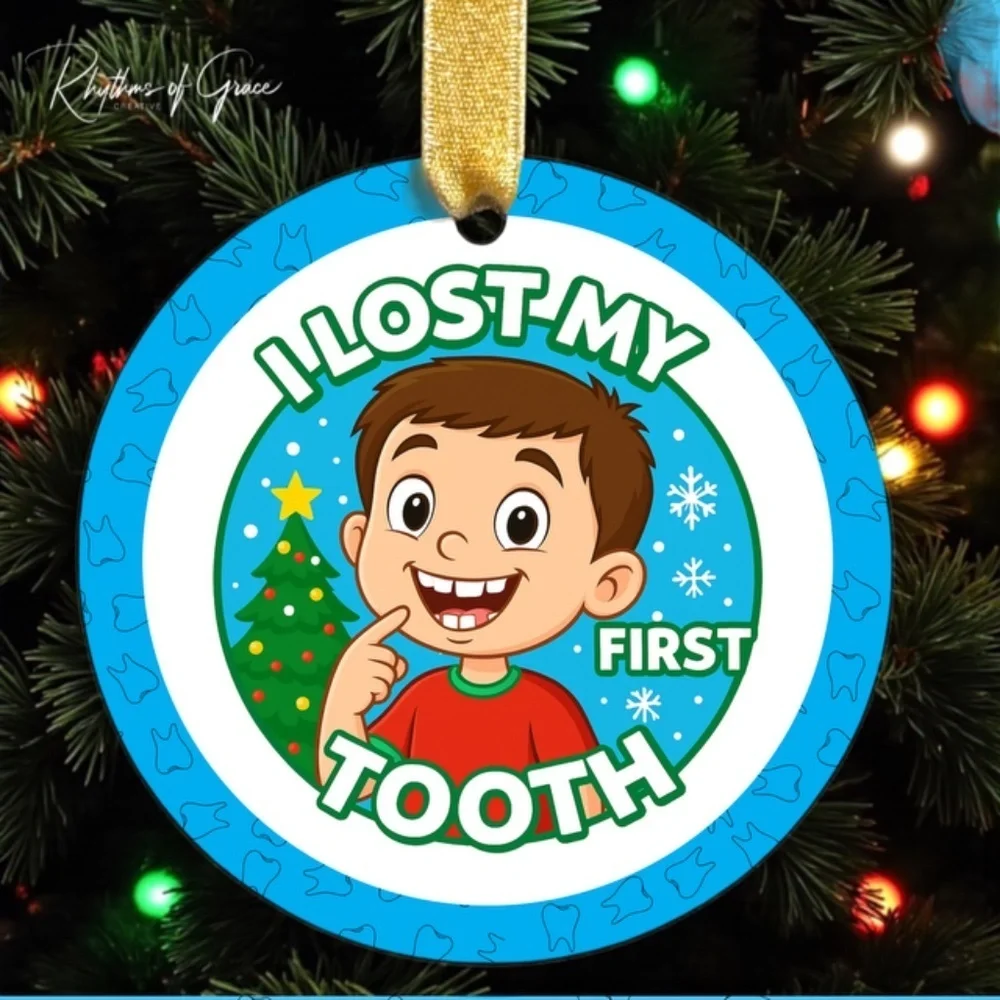 I Lost My First Tooth Ornament - Personalized Keepsake for Cherished Memories!